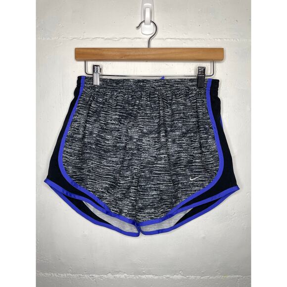 Nike Dri-Fit Womens Running Shorts Size Medium Gray Purple - Picture 1 of 6